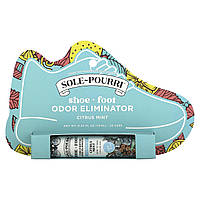 Ароматизатор для дома Poo-Pourri, Sole-Pourri, Shoe + Foot Odor Eliminator, Citrus Mint, 0.34 fl oz (10 ml)