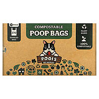 Pogi's Pet Supplies, Compostable Poop Bags, 18 Rolls, 270 Handled Bags Доставка від 14 днів - Оригинал