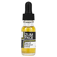 Аргановое масло ZUM, Zum Face, Argan Oil Facial Serum, 0.5 fl oz Доставка від 14 днів - Оригинал
