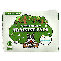 Pogi's Pet Supplies, Training Pads, Super Pack, 40 Pads Доставка від 14 днів - Оригинал