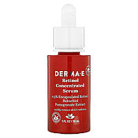 Засіб на основі ретинолу DERMA E, Anti-Wrinkle, Retinol Concentrated Serum, 1 fl oz (30 ml), оригінал. Доставка від 14 днів