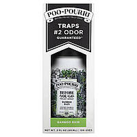 Ароматизатор для дома Poo-Pourri, Before-You-Go Toilet Spray, Bamboo Rain, Jasmine, Bamboo & Fresh Grass, 2 oz