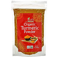 Куркума Jiva Organics, Organic Turmeric Powder, 7 oz (200 g) Доставка від 14 днів - Оригинал