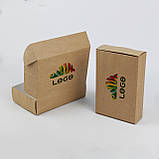 Подарункові Коробки на Замовлення 175*115*45 мм - Крафт коробки з кольоровим друком, фото 9