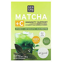 Чай матча Sencha Naturals, Matcha + C, Original, 10 Packets, 0.18 oz (5 g) Each Доставка від 14 днів -