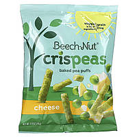 Детские снеки Beech-Nut, Crispeas, Baked Pea Puffs, 12 Months +, Cheese, 1.4 oz (40 g) Доставка від 14 днів -