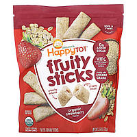 Детские снеки Happy Family Organics, Happy Tot, Fruity Sticks, Organic Strawberry, 2.54 oz (72 g) Доставка від