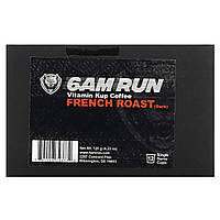 Кофе тёмного способа обжаривания 6AM Run, Vitamin Kup Coffee, French Roast, Dark, 12 Single Serve Cups, 4.23
