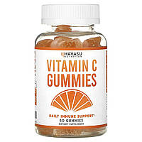 Препарат с витамином С Havasu Nutrition, жевательные таблетки с витамином С, ежедневная иммунная поддержка, 60