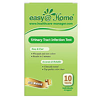 Тест на беременность Easy@Home, Urinary Tract Infection Test, 10 Individually Wrapped Tests Доставка від 14