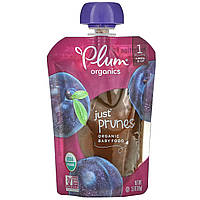 Детское пюре Plum Organics, Organic Baby Food, Stage 1, Just Prunes, 3.5 oz (99 g) Доставка від 14 днів -