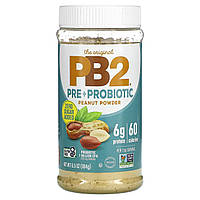 Арахисовое масло PB2 Foods, Original PB2, арахисовый порошок Pre + пробиотик, 6,5 унций (184 г) Доставка від