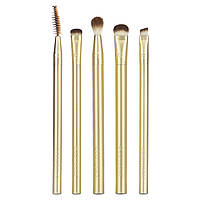 Макияжная кисточка EcoTools, Precious Metals, Brightening Eye Set, 5 Piece Set Доставка від 14 днів - Оригинал