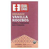 Чай Ройбуш Equal Exchange, Organic Vanilla Rooibos, Herbal Tea, Caffeine-Free, 20 Tea Bags 1.41 oz (40 g)