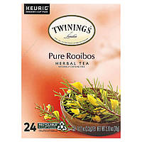 Чай Ройбуш Twinings, Herbal Tea, Pure Rooibos, Caffeine Free, 24 Cups, 0.12 oz (3.3 g) Each Доставка від 14