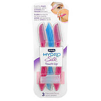 Schick, Hydro Silk Touch Up, Assorted Colors, 3 Disposable Razors Доставка від 14 днів - Оригинал