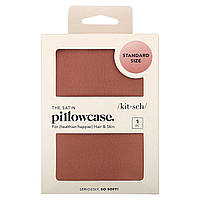 Kitsch, The Satin Pillowcase, Standard Size, Terracotta, 1 Pillowcase Доставка від 14 днів - Оригинал