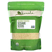 Кунжут Kevala, Organic Toasted Sesame Seeds (Hulled), 32 oz (907 g) Доставка від 14 днів - Оригинал