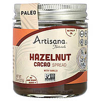 Спред с фундуком Artisana, Natural, Hazelnut Cacao Spread with Vanilla, 8 oz (227 g) Доставка від 14 днів -