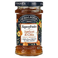 Варенье St. Dalfour, Superfruits, Fruit Spread, Apricot & Chia , 6 oz (170 g) Доставка від 14 днів - Оригинал