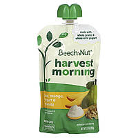 Детское пюре Beech-Nut, Fruit, Yogurt & Grain Blend, Harvest Morning, 12+ Months, Pear, Mango, Yogurt &