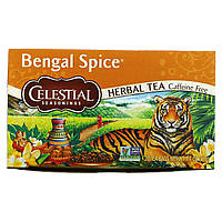 Травяной чай Небесное приправы, травяной бенгальский специй чай, без кофеина, 20 чайных пакетов, 47 г (1,7
