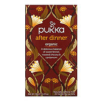 Травяной чай Pukka Herbs, Organic Herbal Tea, After Dinner, Caffeine Free, 20 Sachets, 1.27 oz (36 g) Доставка