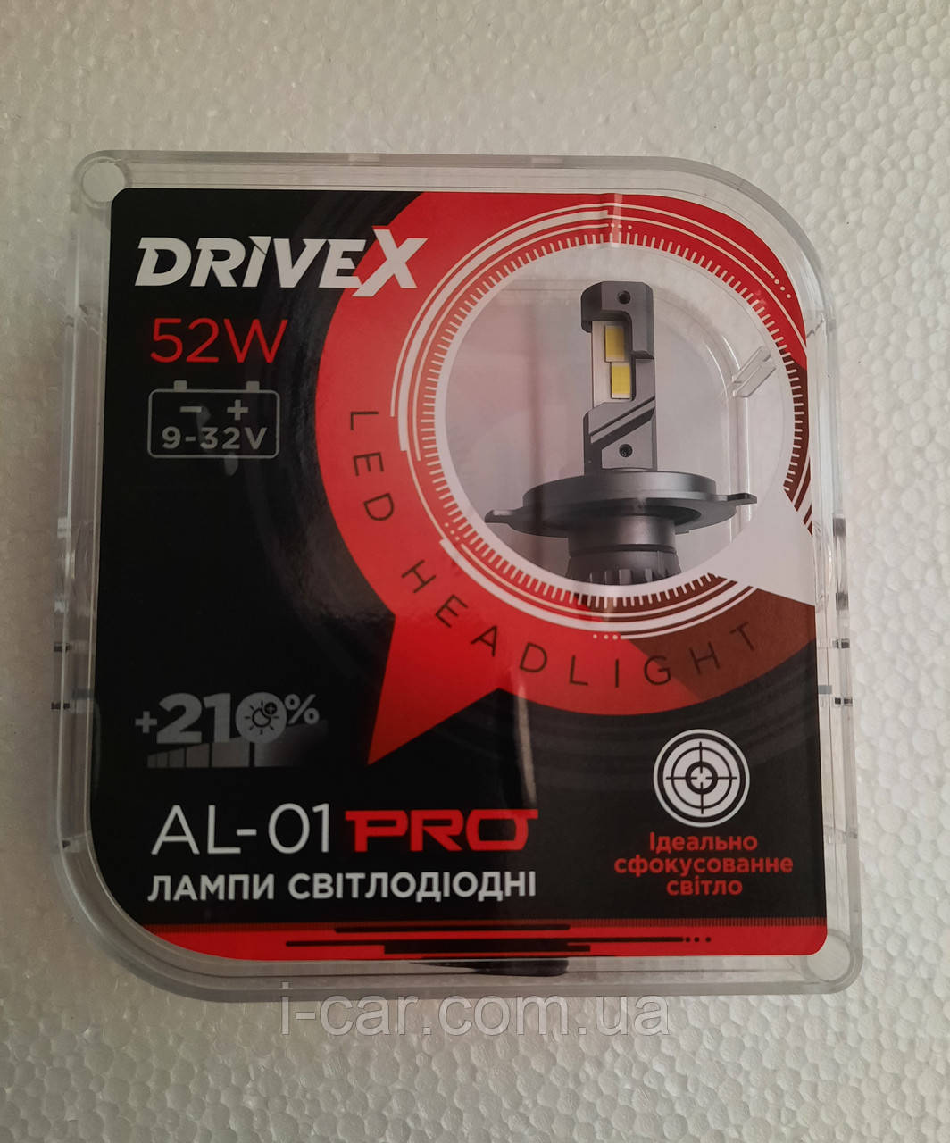 Новинка.Світодіодні лампи DriveX AL-01 H4 H/L 6000 K LED з СТГ