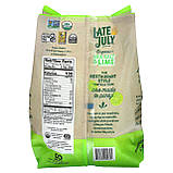 Чіпси Late July, Snacks, Organic Tortilla Chips, Thin & Crispy, Sea Salt & Lime, 10.1 oz (286 g), оригінал. Доставка з США/ЄС, фото 2