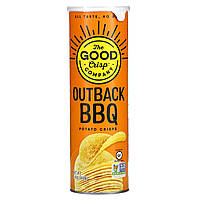 Чипсы The Good Crisp Company, Potato Crisps, Outback BBQ, 5.6 oz (160 g) Доставка від 14 днів - Оригинал