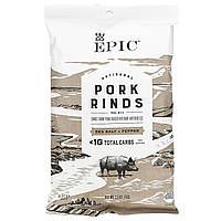 Чипсы Epic Bar, Artisanal Pork Rinds, Sea Salt & Pepper, 2.5 oz (70 g) Доставка від 14 днів - Оригинал