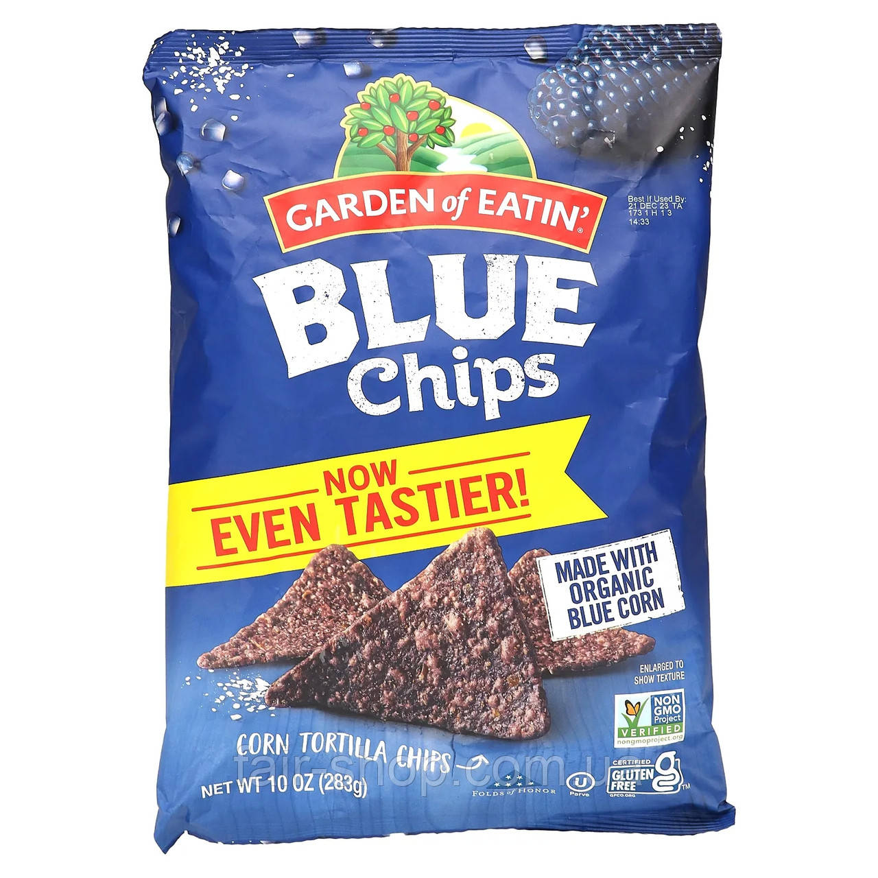 Чіпси Garden of Eatin', Blue Corn Tortilla Chips, 10 oz (283 g), оригінал. Доставка з США/ЄС протягом 14 днів, фото 1