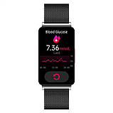 Розумний годинник Lemfo EP08 з тонометром (Чорний), фото 4