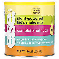 Детский напиток Else, Plant-Powered Kid's Shake Mix, Complete Nutrition, Vanilla, 16 oz (454 g) Доставка від