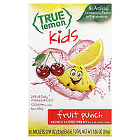 Детский напиток True Citrus, True Lemon, Kids Drink Mix, Fruit Punch, 10 Packets 0.14 oz (3.9 g) Each Доставка