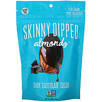 Миндаль SkinnyDipped, Almonds, Dark Chocolate Cocoa, 3.5 oz (99 g) Доставка від 14 днів - Оригинал