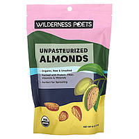 Миндаль Wilderness Poets, Organic Unpasteurized Almonds, Unsalted, 8 oz (226 g) Доставка від 14 днів -