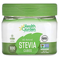 Мед Health Garden, All-Natural Stevia Cubes, 100 Cubes, 5.64 oz (160 g) Доставка від 14 днів - Оригинал