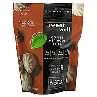 Печенье Sweetwell, Keto Bites, Coffee Meringue, 1.4 oz (40 g) Доставка від 14 днів - Оригинал