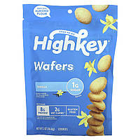 Печенье HighKey, Wafers, Vanilla, 2 oz (56.6 g) Доставка від 14 днів - Оригинал