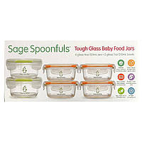 Sage Spoonfuls, Tough Glass Combo Pack, 6 Pack Доставка від 14 днів - Оригинал