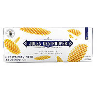 Печиво Jules Destrooper, Butter Waffles Cookies, 3.5 oz (100 g), оригінал. Доставка від 14 днів