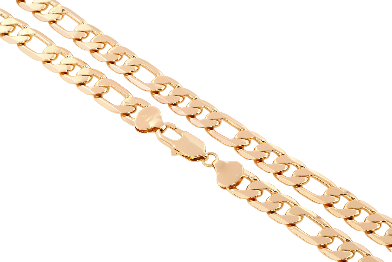 Ланцюжок Xuping Позолота 18K "Плетіння Фігаро" довжина 60см х 12мм
