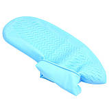 Гумові бахіли Supretto на взуття від дощу, блакитні змійка L (5334), фото 6