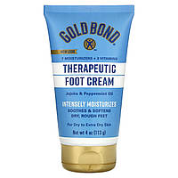 Спрей для стоп Gold Bond, Therapeutic Foot Cream, Jojoba & Peppermint Oil, 4 oz (113 g) Доставка від 14 днів -