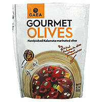 Оливки Gaea, Gourmet Olives, Marinated Pitted Kalamata Olives, 4.2 oz (120 g) Доставка від 14 днів - Оригинал