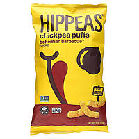 Чипсы Hippeas, Chickpea Puffs, Bohemian Barbecue, 4 oz (113 g) Доставка від 14 днів - Оригинал