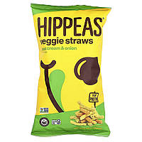Чипсы Hippeas, Veggie Straws, Sour Cream & Onion, 3.75 oz (106 g) Доставка від 14 днів - Оригинал