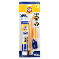 Средство для ухода за полостью рта питомца Arm & Hammer, Tartar Control Dental Kit for Dogs, Banana Mint, 4