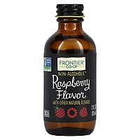 Экстракт Frontier Co-op, Raspberry Flavor, Non-Alcoholic, 2 fl oz (59 ml) Доставка від 14 днів - Оригинал